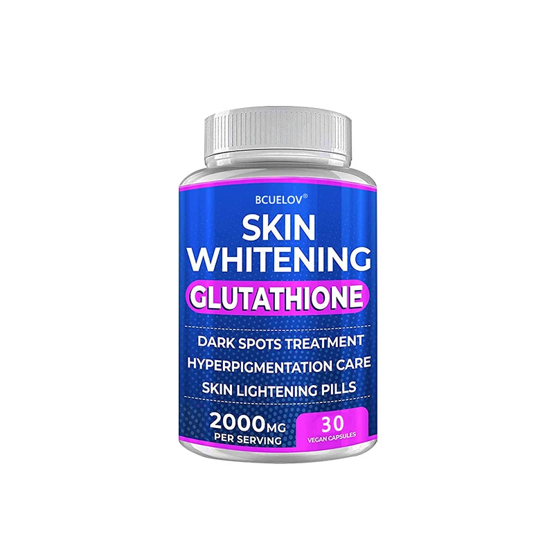 Turmeric Bearberry Vitamin Glutathione Skin Whitening Pills - 2000 mg - Offsets free radicals and reduces oxidative stress
