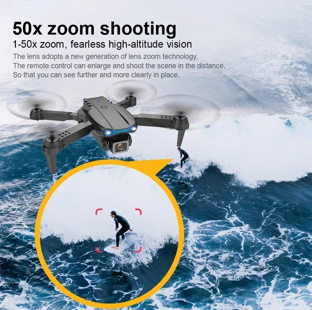 E99 Pro Drone With 4K Dual Camera Wifi Optical Flow And Obstacle Avoidance For Aerial Photography Quadcopter For Birthday Gift ﻿