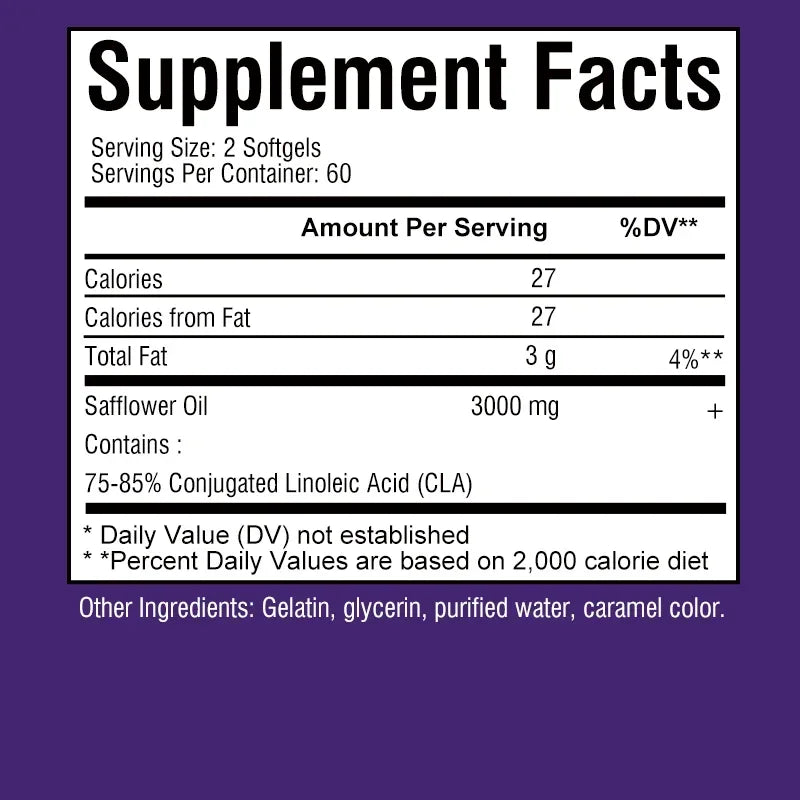 CLA Supplement - Healthy Weight Management, Increase Muscle Mass, Promote Metabolism, Anti-aging, and Maintain Overall Health