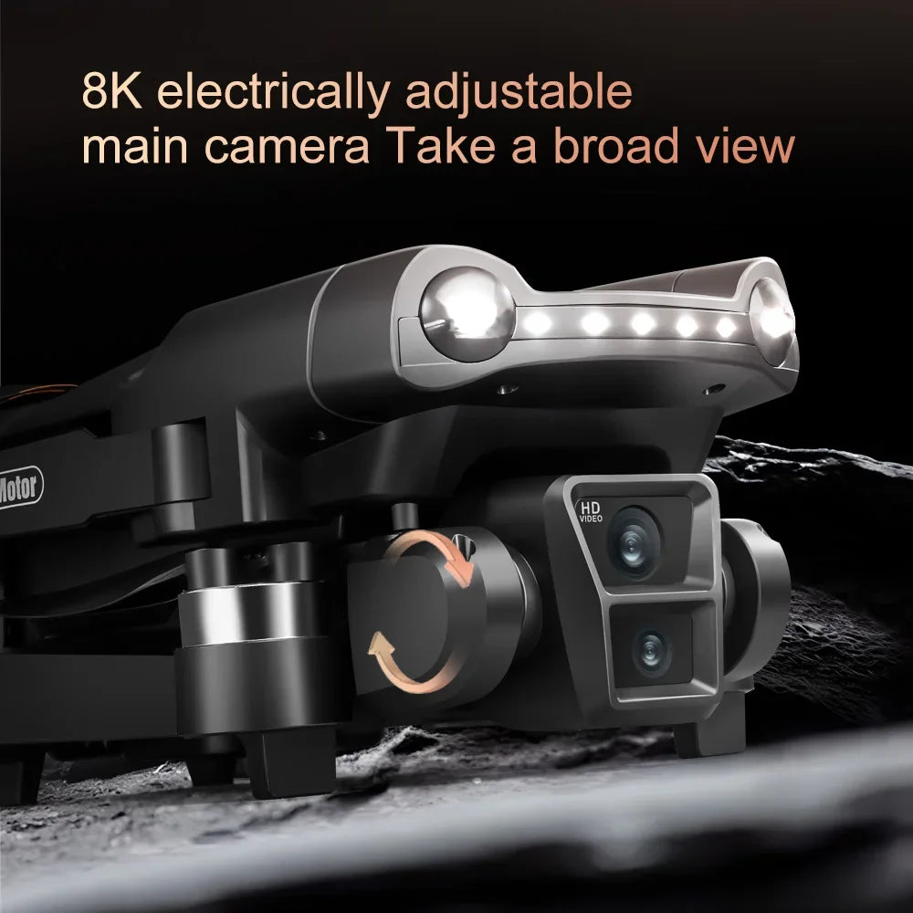 Original V198MAX GPS Drone 8K Professional Camera Aerial FPV Brush Laser Obstacle with Large Screen Remote Control Folding Dron