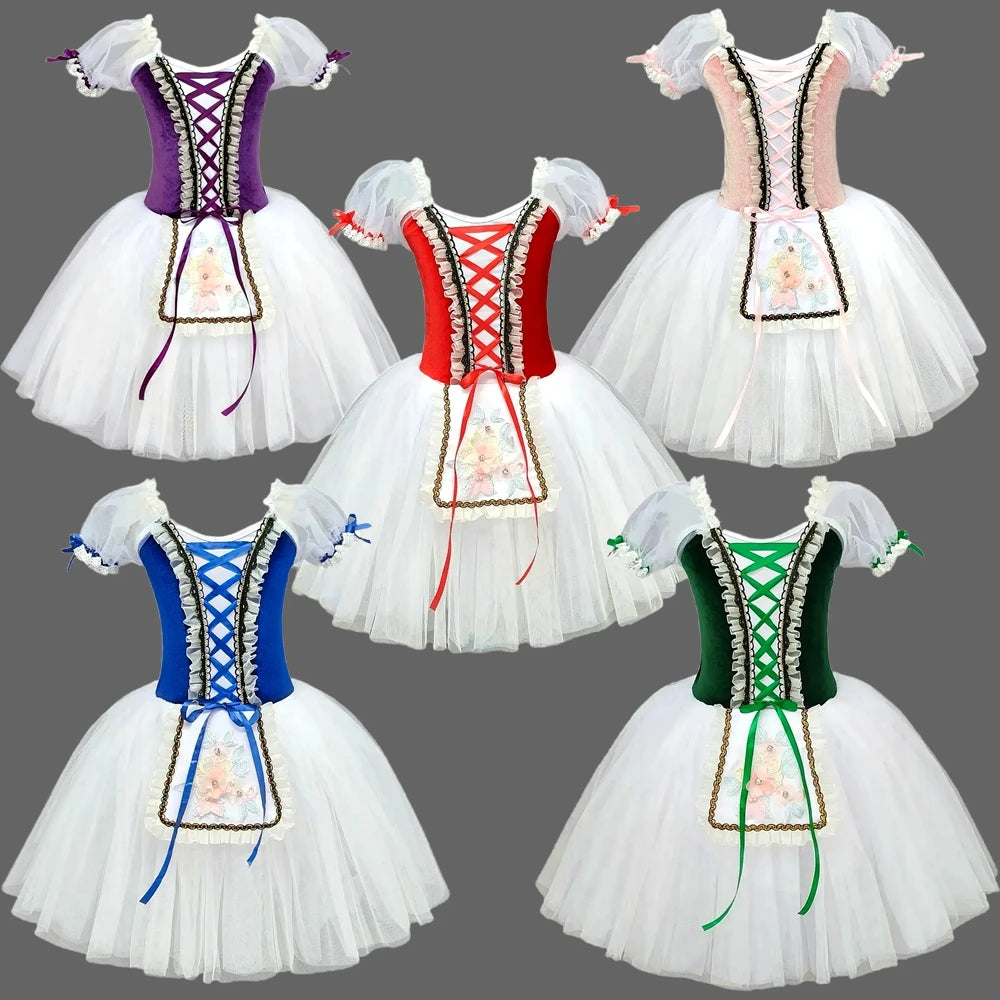 Children's ballet skirt girls' dance skirt campus dance programs ballet dancer costumes stage collective performance costumes