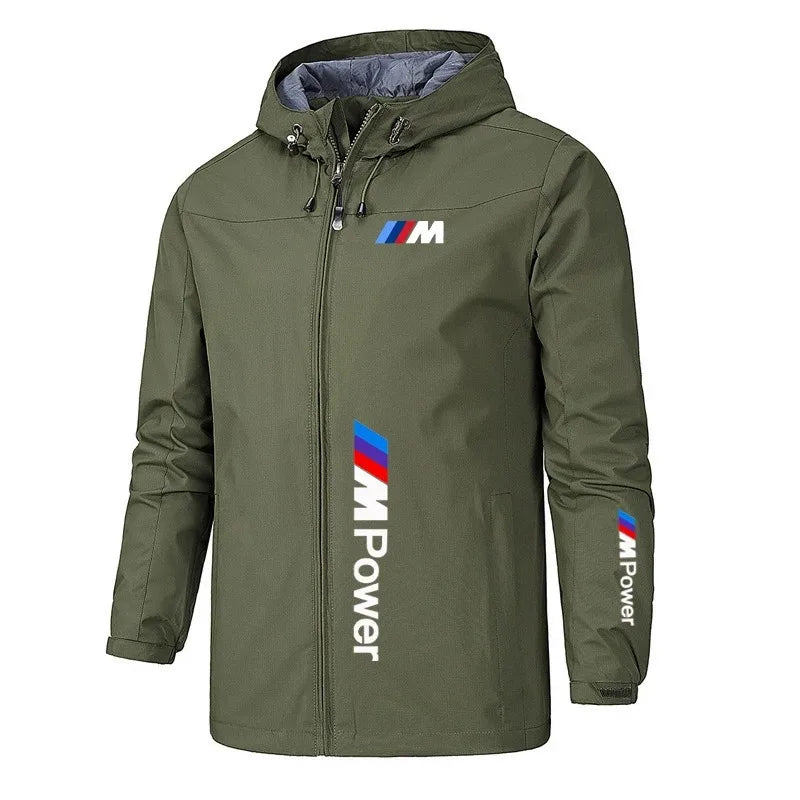 Men's 202 BMW Waterproof Military Tactical Jacket Warm Windbreaker Bomber Jacket with Hood Windproof And Waterproof