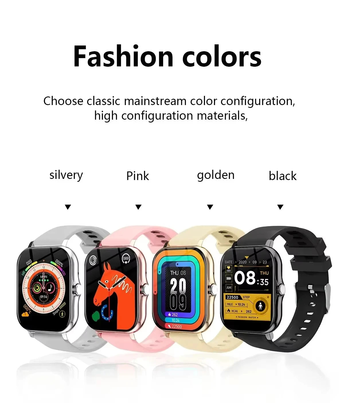 OPPO Hot Selling New Smart Watch For Men Women Newest Sport SmartWatch Faces Bluetooth Call Sports Fitness Phones Android iOS