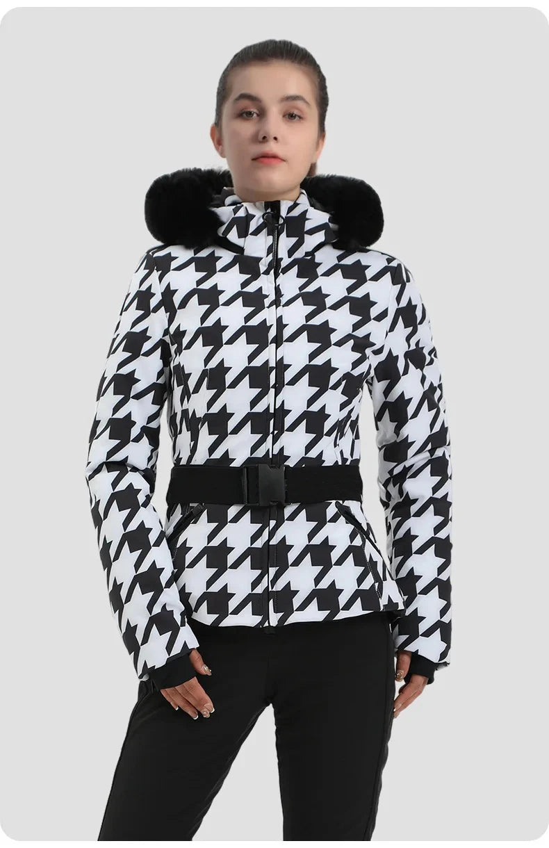 Snowboard Jackets 2025 Mountain Winter Hooded Woman Snow Jackets Outdoor Skiing Jacket Sports Outerwear Windproof Warm Tracksuit