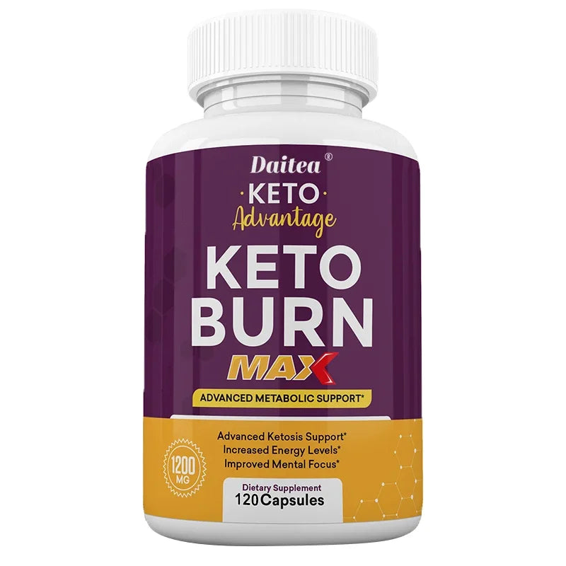 Fat Burning Weight Loss Keto Capsules - Metabolism, Healthy Weight Management, Appetite Suppression, Energy, Muscle Mass