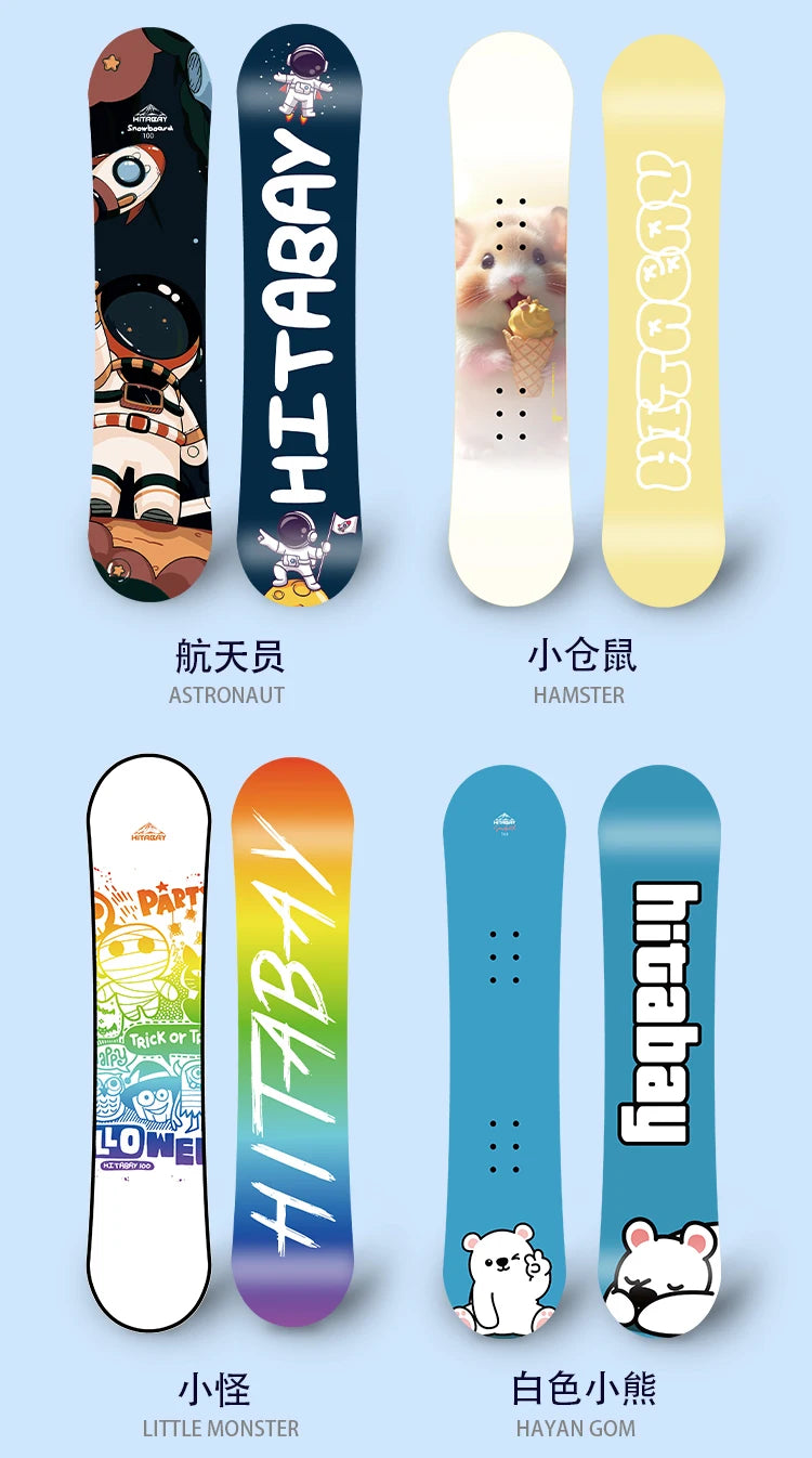 Children's Snowboard Set Baby Snowboard Boys and Girls Snowboard New Ski Equipment