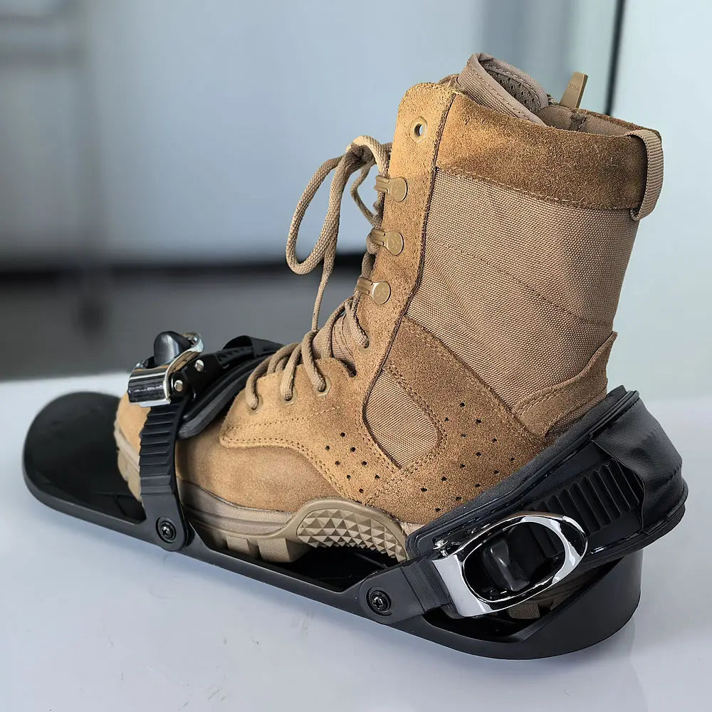 Adult Mini Ski Skates Snow Short Adjustable Bindings Portable Skiing Shoes Skiboard Snowblades for Winter Sports