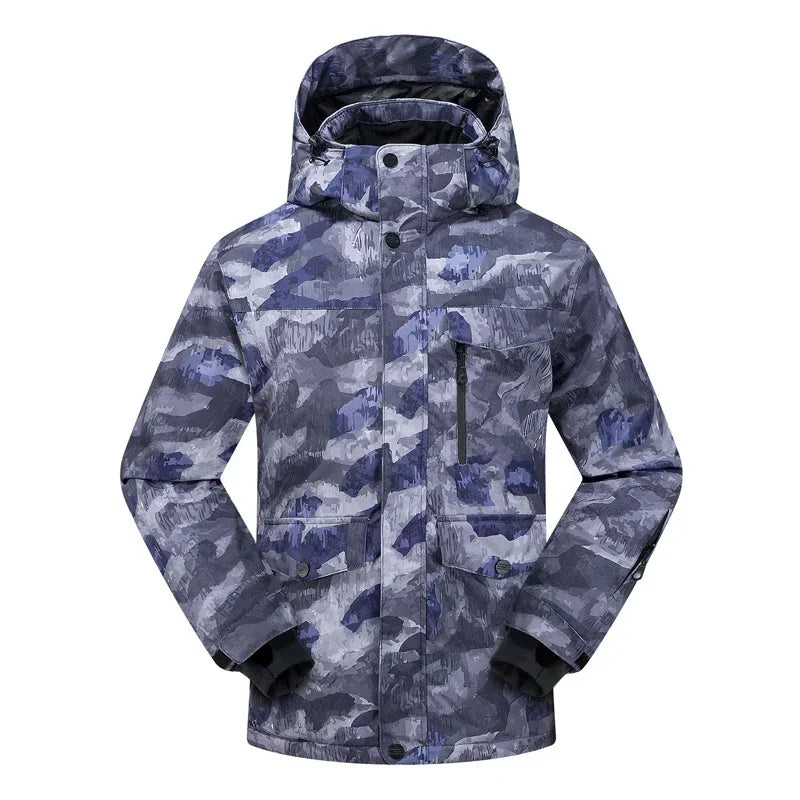 High Quality Men's Winter Waterproof Snowboard Jacket Pants Set Male Breathable Windbreak for Adults Ski Suits