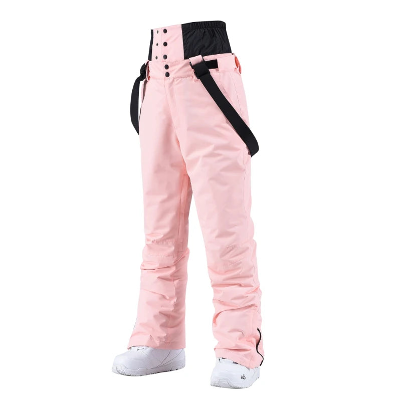 New Winter Ski Pants Men Outdoor Windproof Waterproof Warm Work Pants Women Single Board Breathable Loose Sports Snow Pants