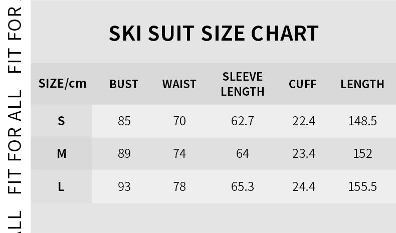 VECVEC Slim Ski Breathable Suit Women Snowboard Clothing Snow Suit Windproof Waterproof One Piece Bib Ski Wear
