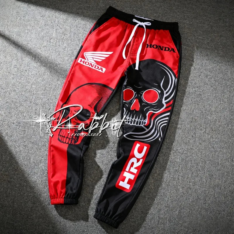 2025 Outdoor Motorcycle Racing Off Road Bicycle Riding Speed Dry Pants Men's Fashion Street Motorcycle Enthusiasts Casual Pants