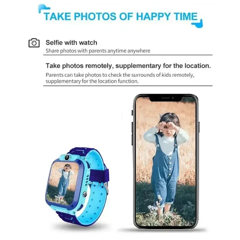 VIVO 4G Mini Smart Children's Watch Sim Card Call Camera Watch GPS Tracking Waterproof Watch for Apple Android 2026New