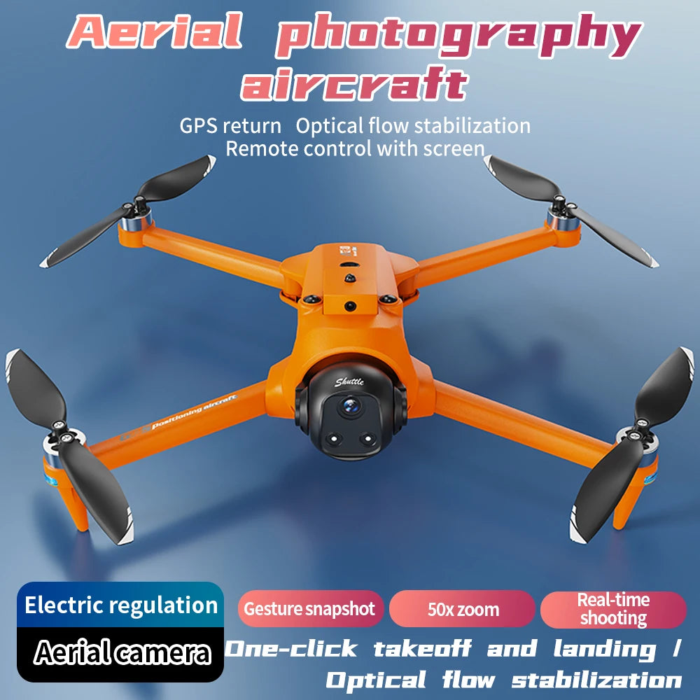 New Quality AE20 Drone GPS One Click Airdrop Brushless Motor Screen Lifting Obstacle Avoidance Intelligent Positioning Aircraft