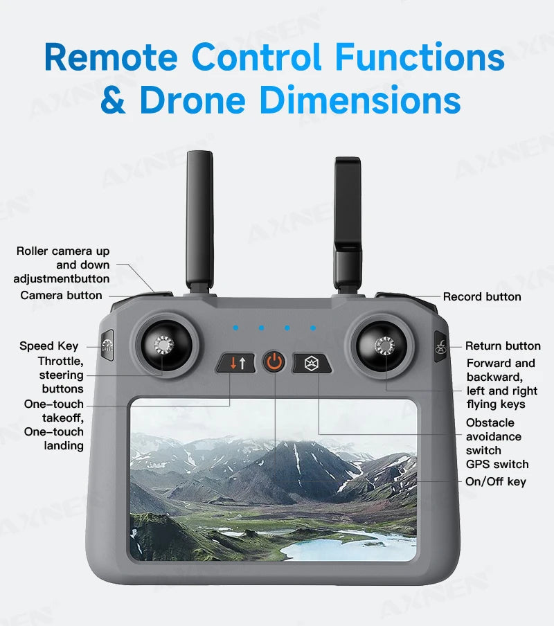 XINLIN XiL 017 4K Camera Drone with 3-Axis Gimbal, 249g Foldable Quadcopter, 10KM HD Transmission, 35min Flight,GPS Smart Follow