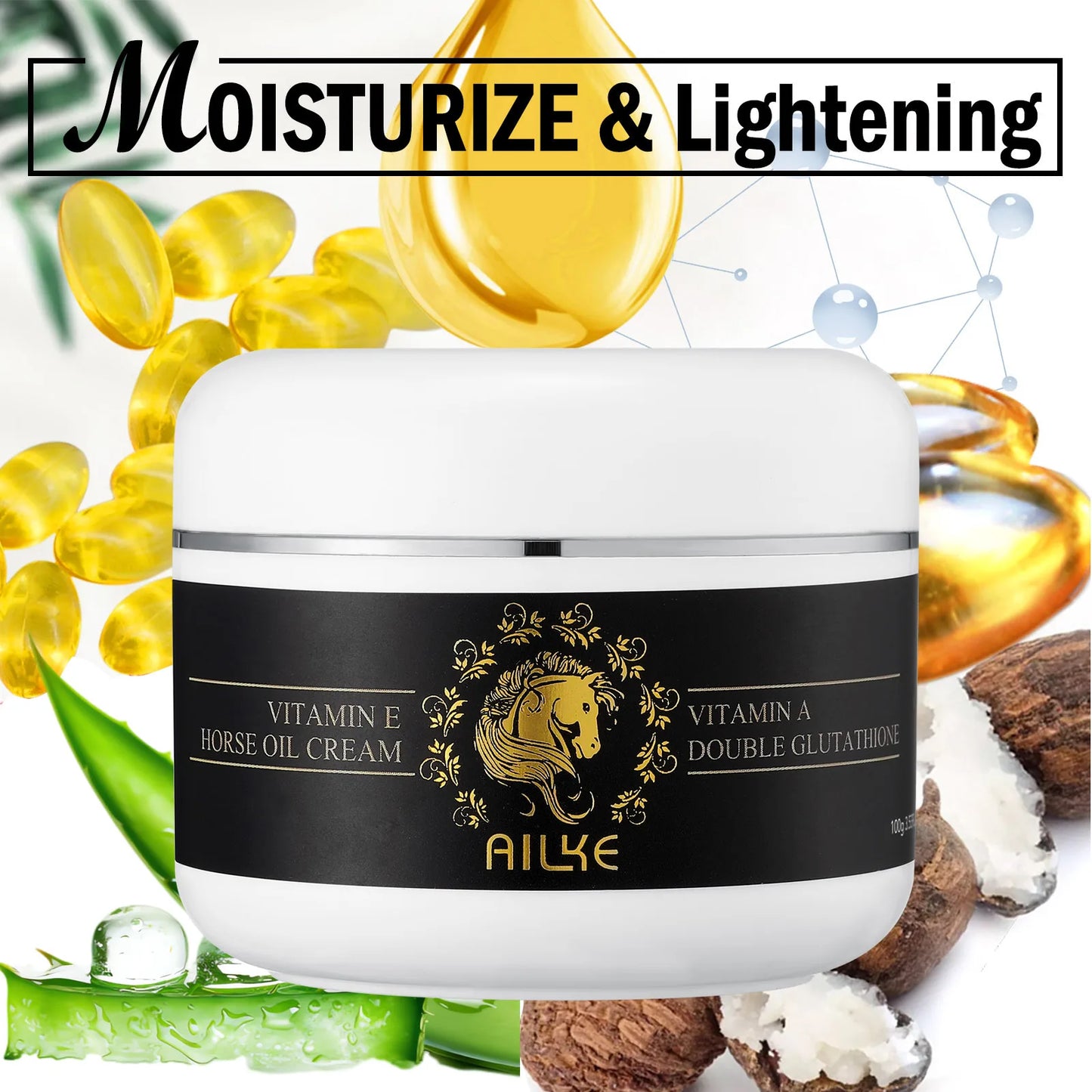 AILKE Collagen Whitening Set For All Skin Types, Lightening, Reduce Dark Spots, Freckles, Hyperpigmentation, Even Skin Tone