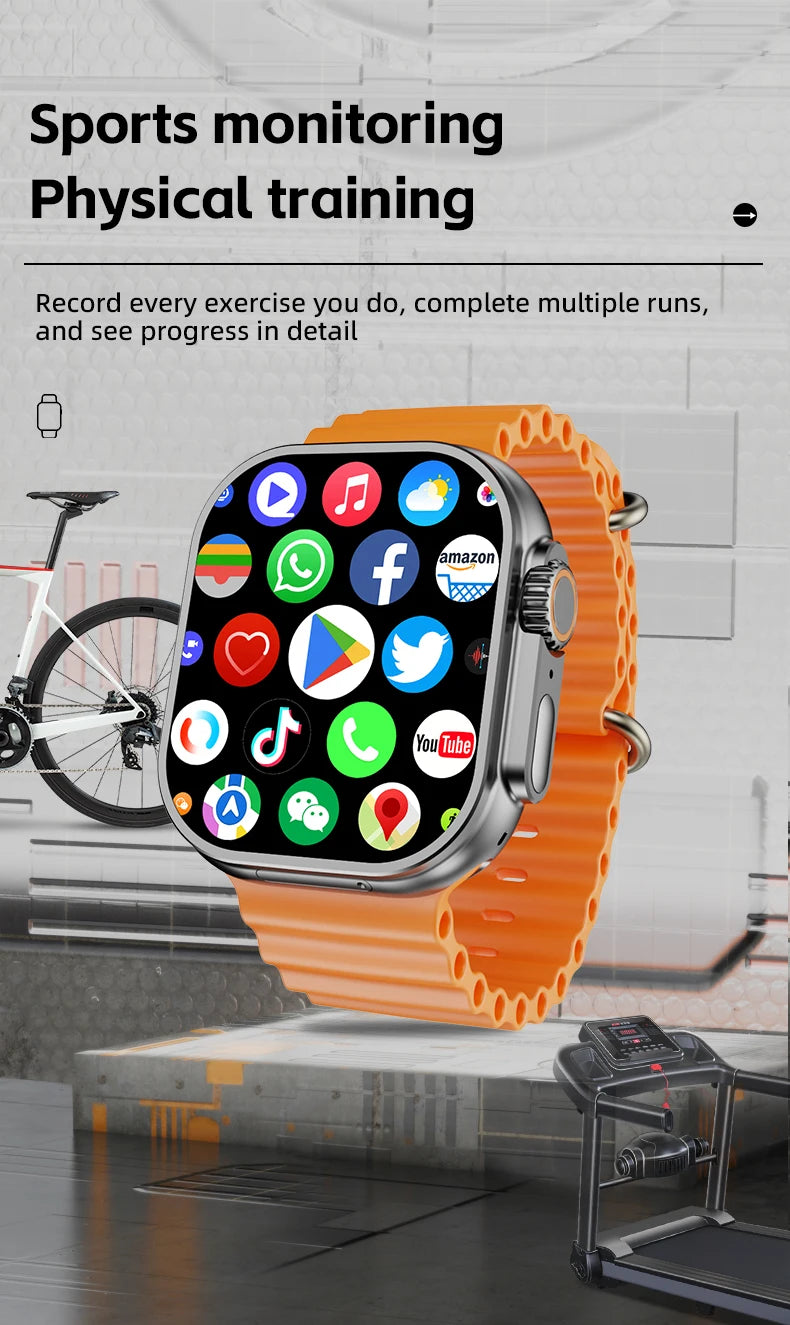 S11 Ultra Smart Watch 2.26 inch Amoled 490*580 Smartwatch With 4G 5G LTE Sim Card Touch encoder GPS precise position 2000Mah