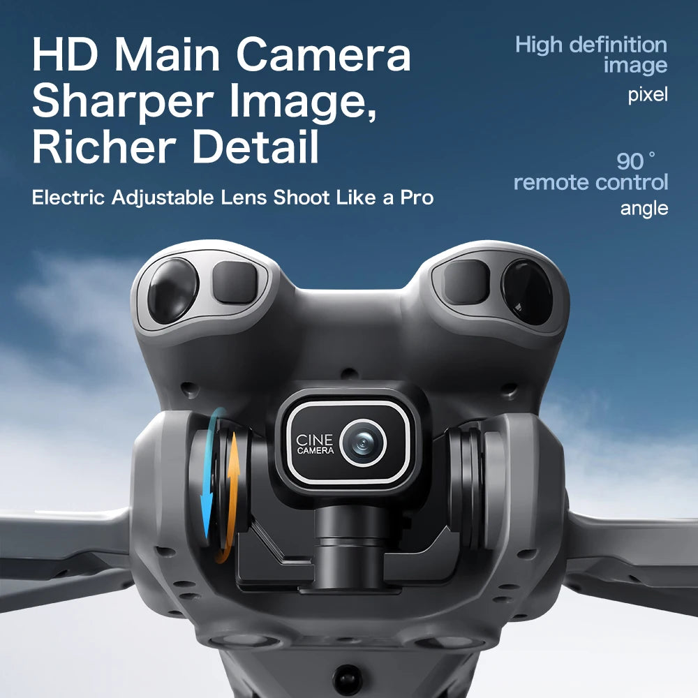 Original GT50 Drone Dual Camera 5G 8K Aerial Aircraft Obstacle Avoidance UAV Fixed GPS Remote Control  Foldable Quadcopter Gifts