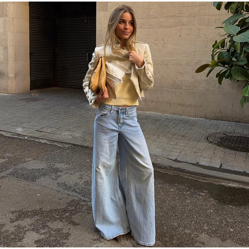 Unique Oblique Button Military Jacket Women Vintage Asymmetry Cropped Napoleon Jackets Lady New Fashion Street Spring Outwear