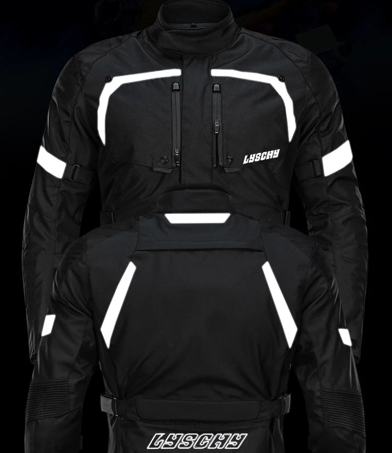 Motorcycle Jacket Motocross Jacket Pants Suit Waterproof Moto Jacket Racing Motorbike Jacket Riding Protection Men Women