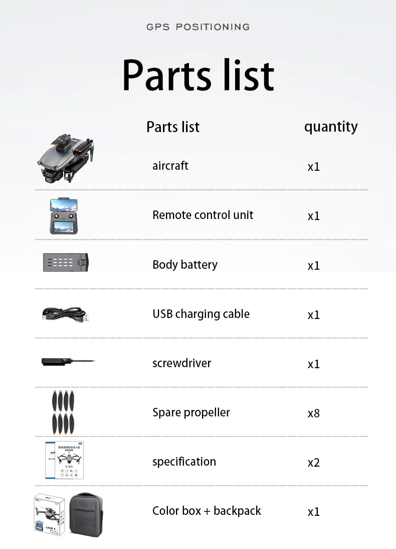New L600-1 GPS Drone Professional 8K Camera Aerial FPV Brushless Avoiding Obstacle with Large Screen Remote Control Folding Dron