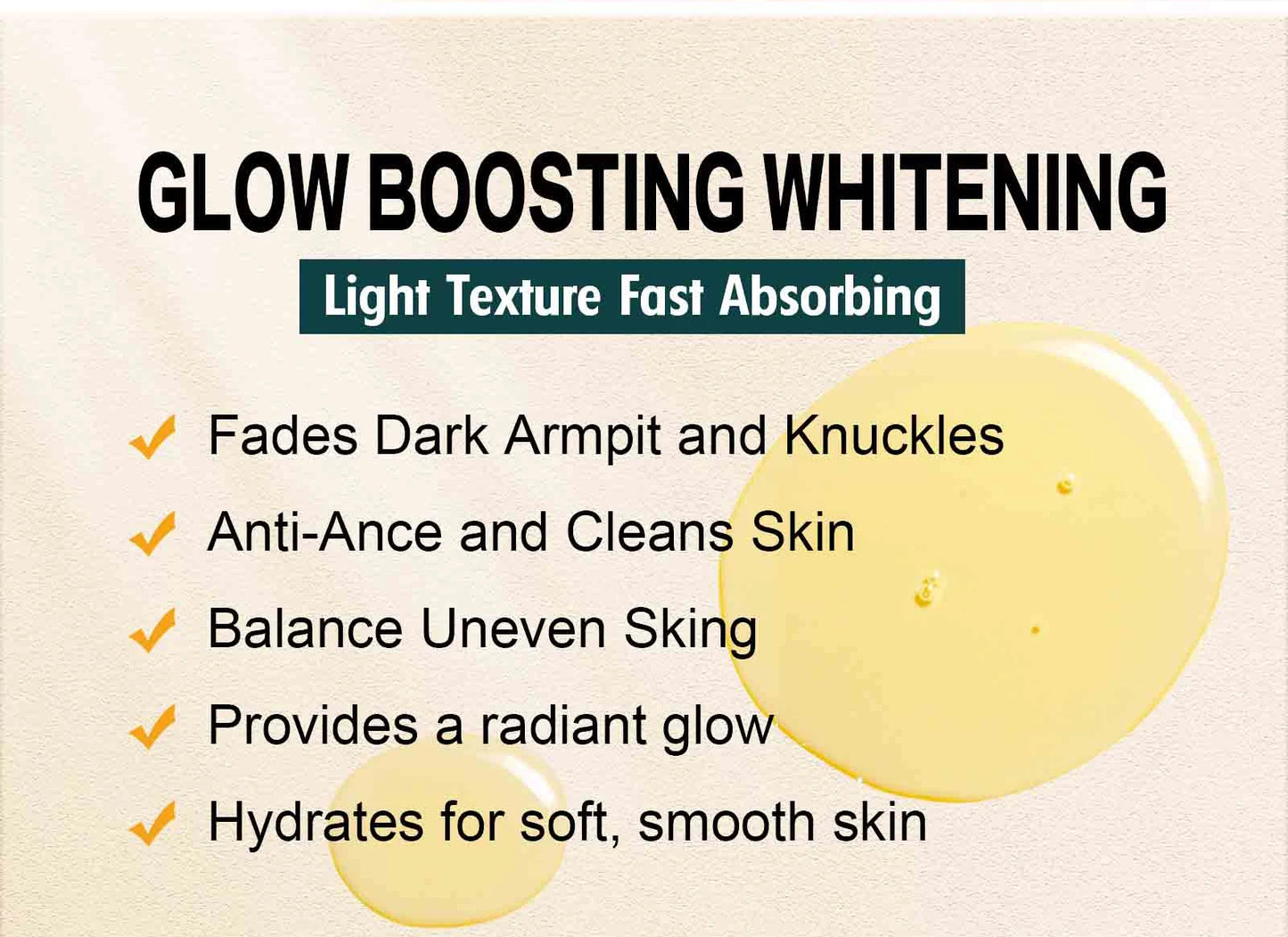 WK JALY Turmeric Whitening Essential Oil, With Collagen, Moisturizing, Brighten, Remove Acne, Dark Spots, for All Skin, 300ml