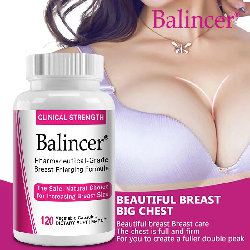 Breast Care Capsules, Promote Breast Lift Up Increase Tightness Moisturizing Smooth Anti-Sagging Natural Ingredients Supplement