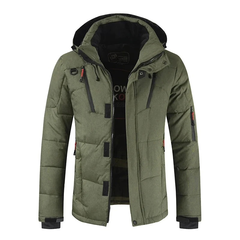 Winter Ski Suit Men Snow Parkas Warm Windproof Outdoor Sports Skiing Down Jackets and Pants Male Snowboard Wear Overalls