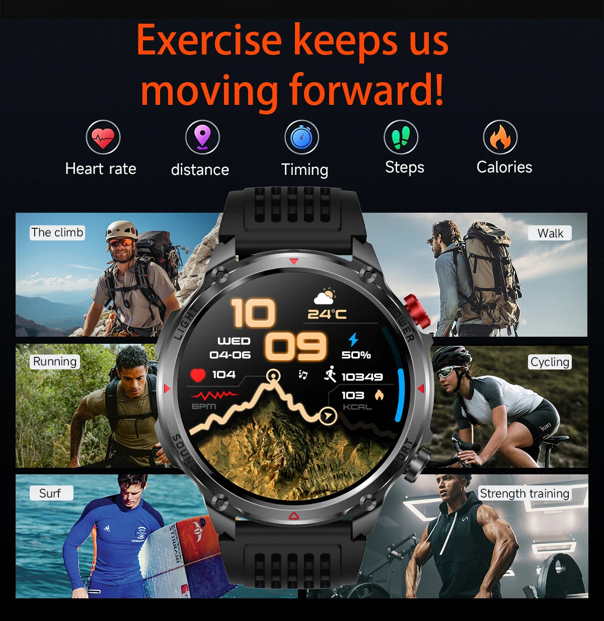 New T-Rex3 Ultra 1100mAh Battery Smart Watch GPS Track Compass IP69K Waterproof Sports tracker Outdoors Military Smartwatches