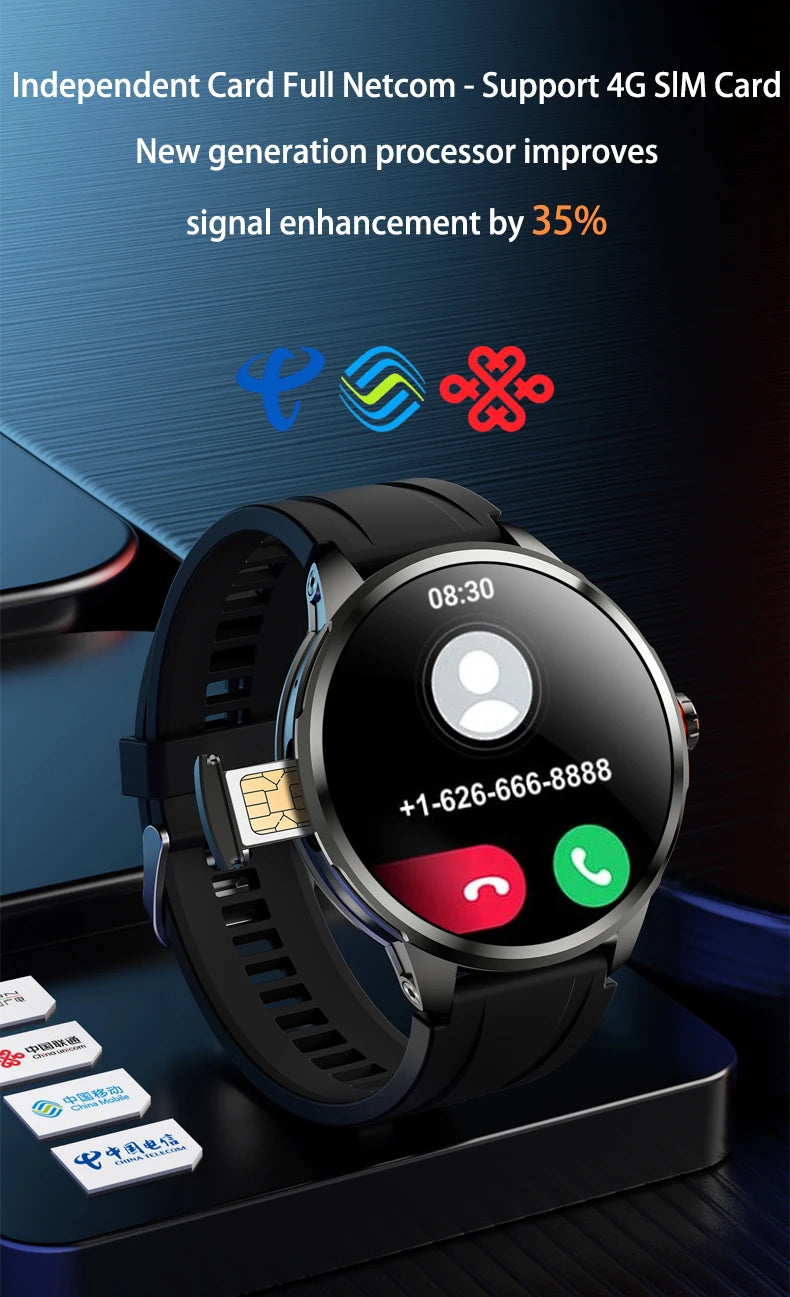 Original H99 Smart Watch Android Watches Amoled Smartwatch With 190° Rotary Camera Google Play Store 1.95inch Amoled Screen