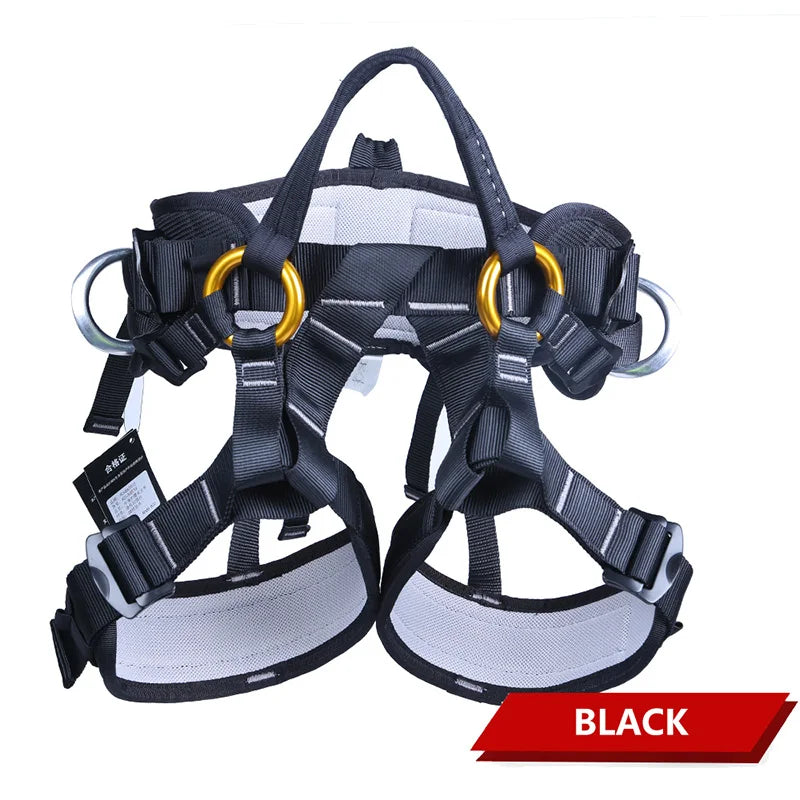 XINDA Camping Outdoor Hiking Rock Climbing Half Body Waist Support Safety Belt Climbing tree Harness Aerial Sports Equipment