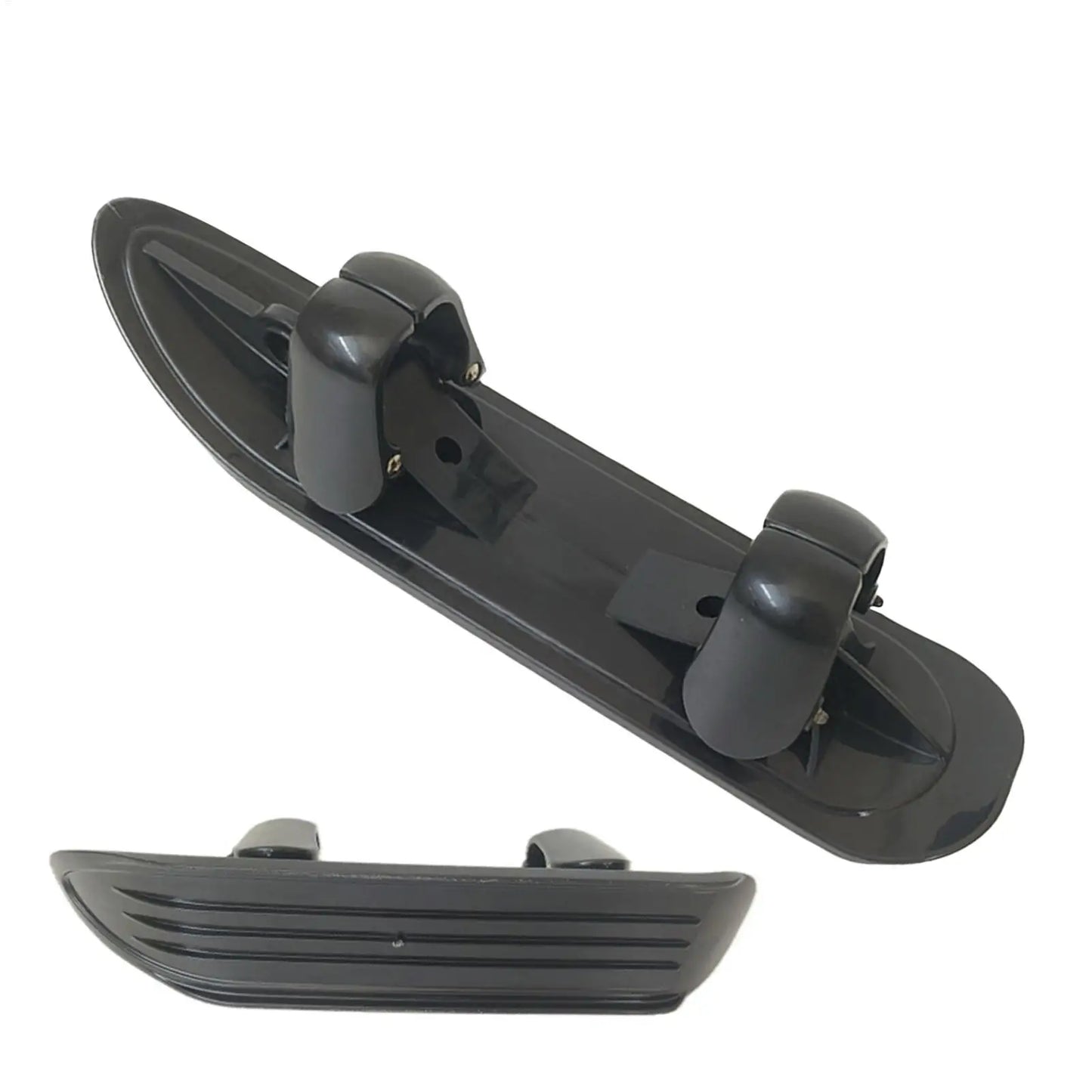 Ski Board Sled 2 in 1 Outdoor Winter Snowboards Stroller Skis Glider Snowboards for Cycling Bicycle Jogging Sports Outdoor Paths