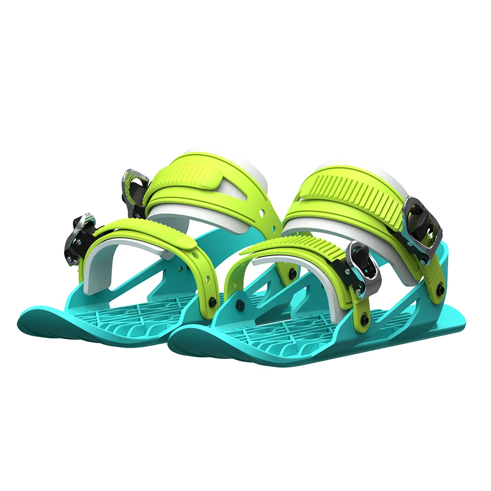 Adult mini entry-level ski skis suitable for beginners Ski boots that can be worn directly on the feet Snow walking shoes