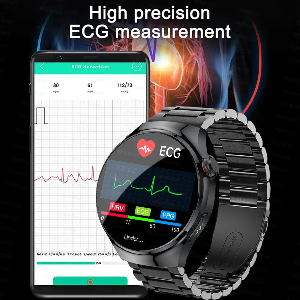 2026New high-end Smart Watch Men Women Health Measurement Blood Oxygen Bp physical examination call exercise ECG Smartwatch Man