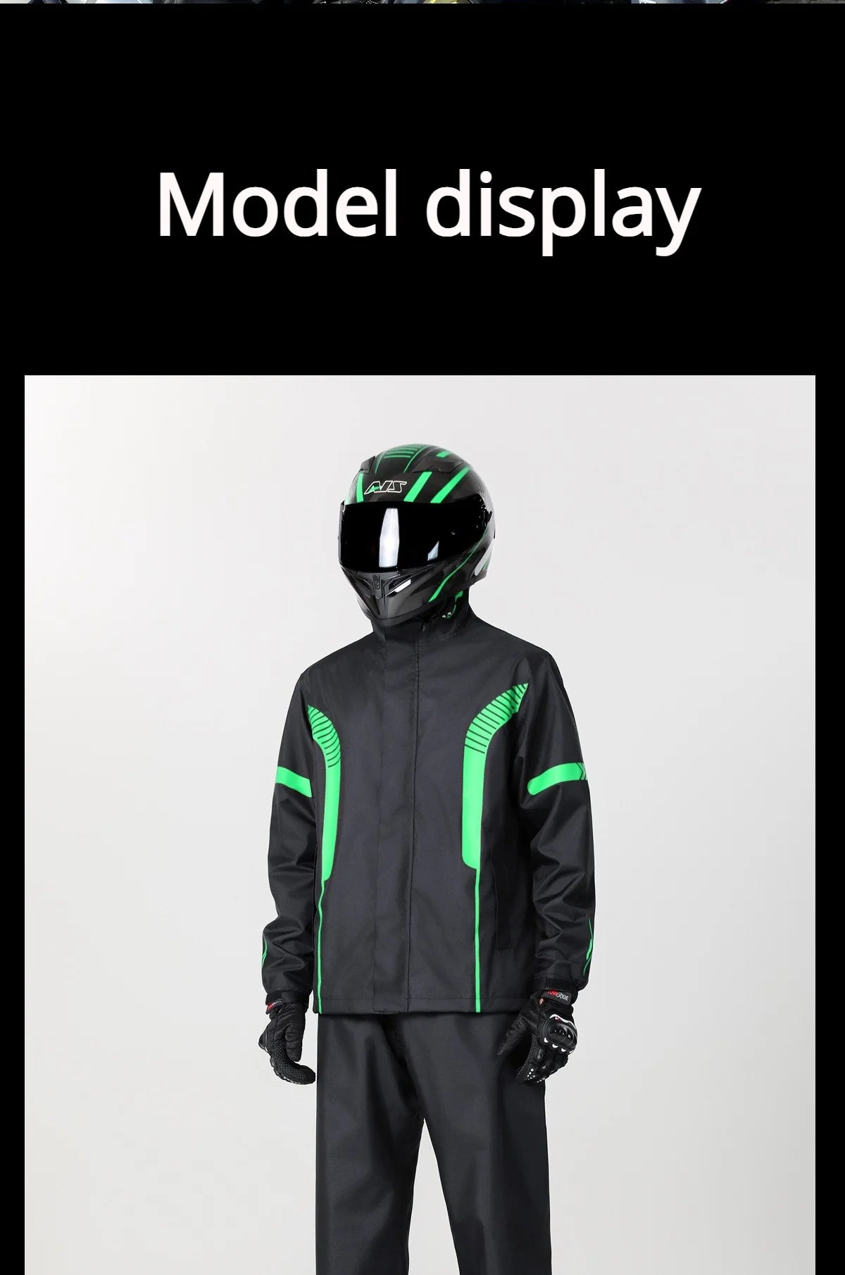 2026 New Model Motorcycle Raincoat Suit  Raincoat Set For Motorcycle Riding Clothing Against Heavy Rain Reflective Raincoat