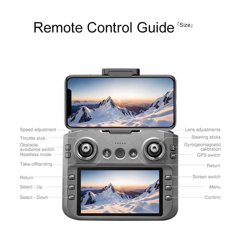 Upgrade A14 Pro Max Drone Aerial 8K HD Dual-Camera 5G WIFI GPS Brushless Motor Optical Flow Obstacle Avoidance RC Drone 10000M