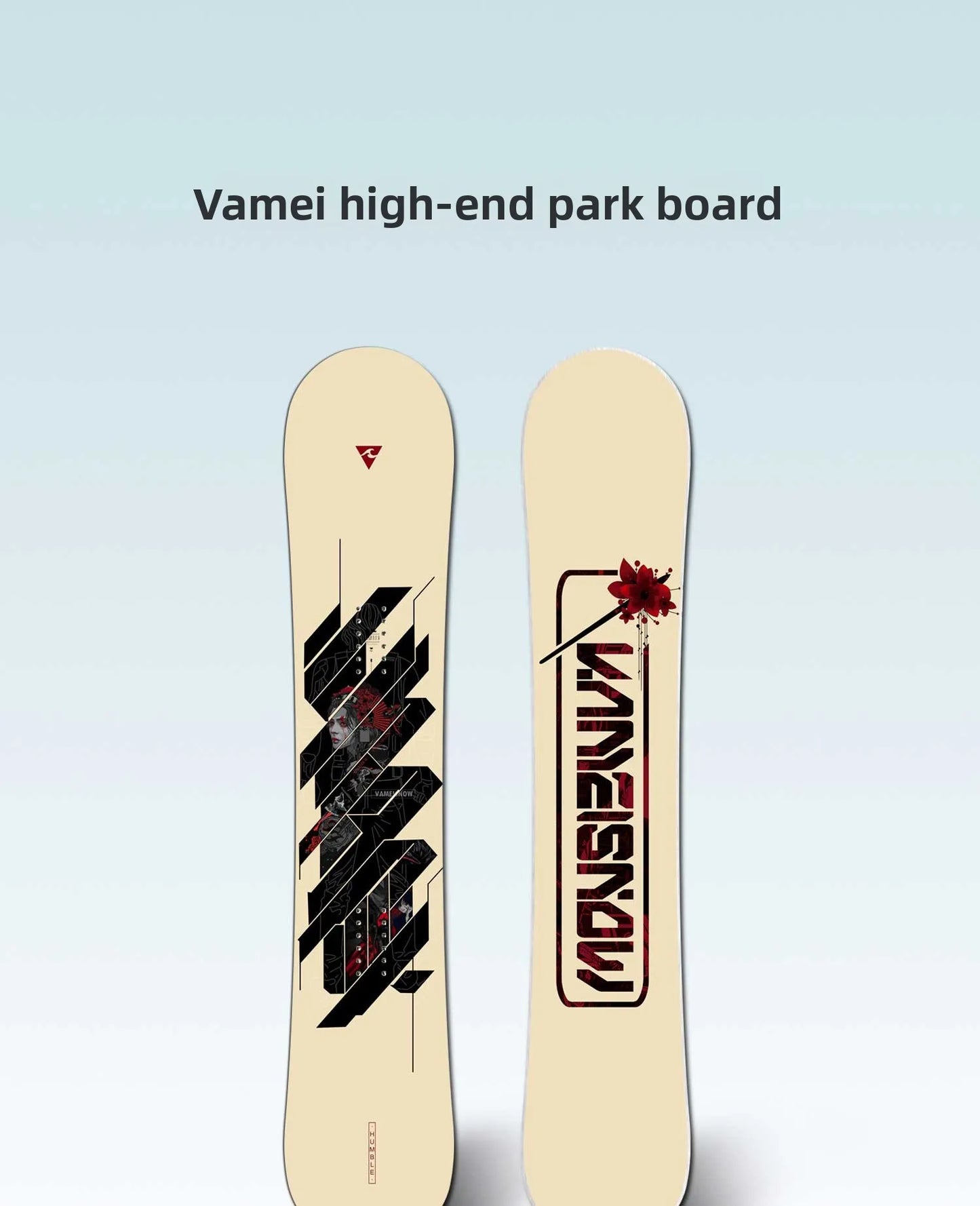 Carbon fiber snowboard, multi-functional snowboard, all-terrain flat carving veneer