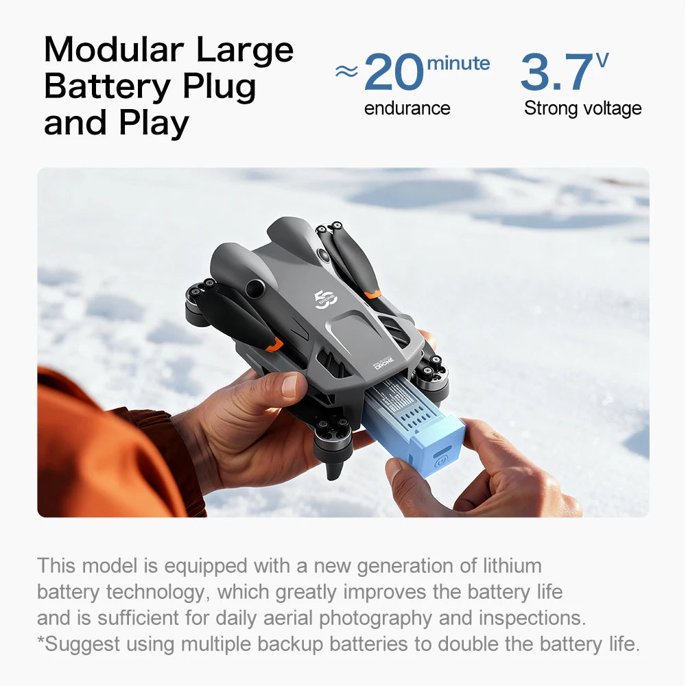 Original GT50 Drone Dual Camera 5G 8K Aerial Aircraft Obstacle Avoidance UAV Fixed GPS Remote Control  Foldable Quadcopter Gifts