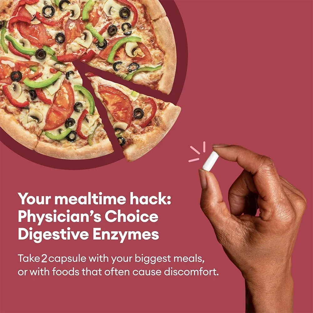 Organic Digestive Enzyme Supplement - Promotes Nutrient Absorption, Digestion and Intestinal Health for Adults Men and Women