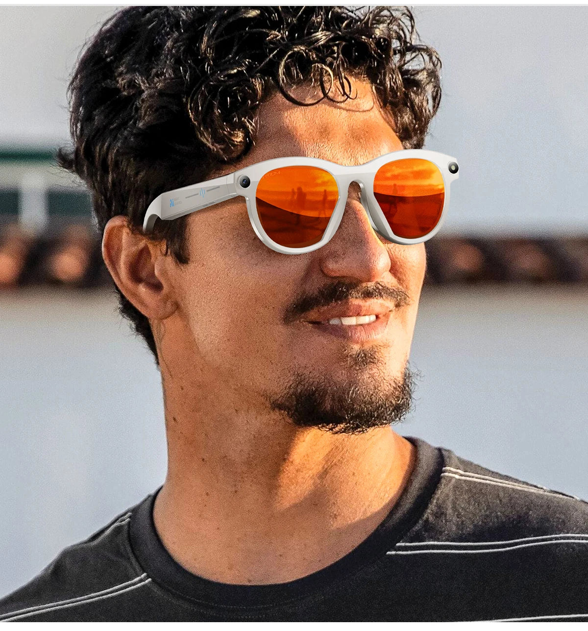New Smart Glasses Men 8MP Camera WiFi Bluetooth Touch Control IP65 Waterproof AI Translation Noise Cancelling AI Glasses Women