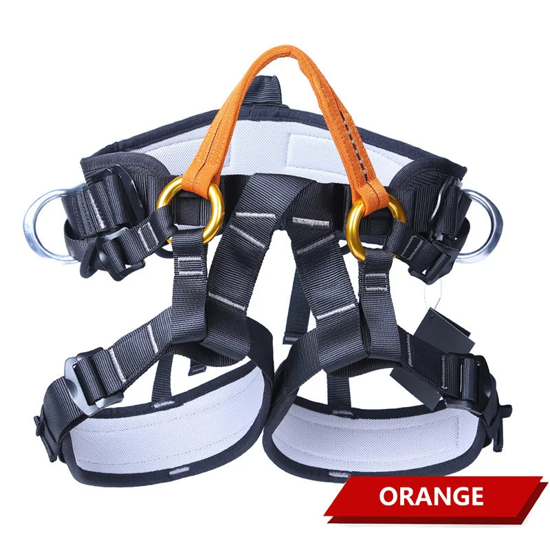 XINDA Camping Outdoor Hiking Rock Climbing Half Body Waist Support Safety Belt Climbing tree Harness Aerial Sports Equipment