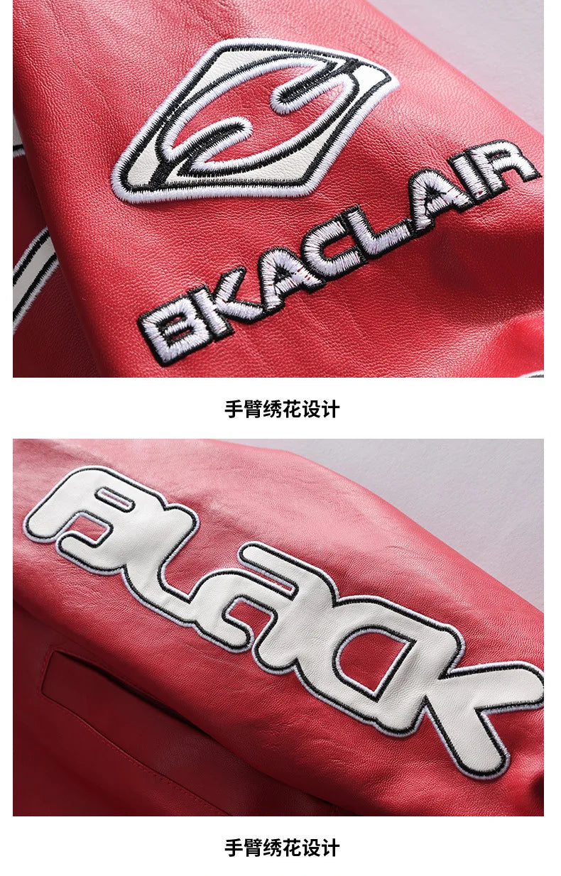 Men's 2026 Spring/Summer Men's Leather Jacket Coat New Trend Brand Motorcycle Suit High-Quality PU Coat Asian Sizes
