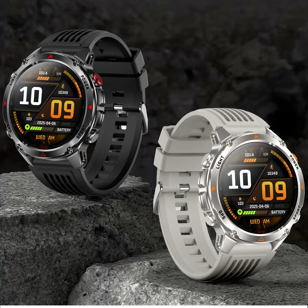 2025 New GPS Map Navigation Smart Watch Men Women Amoled Screen 3ATM Waterproof Sport SmartWatch Compass NFC BT Call Watches Men