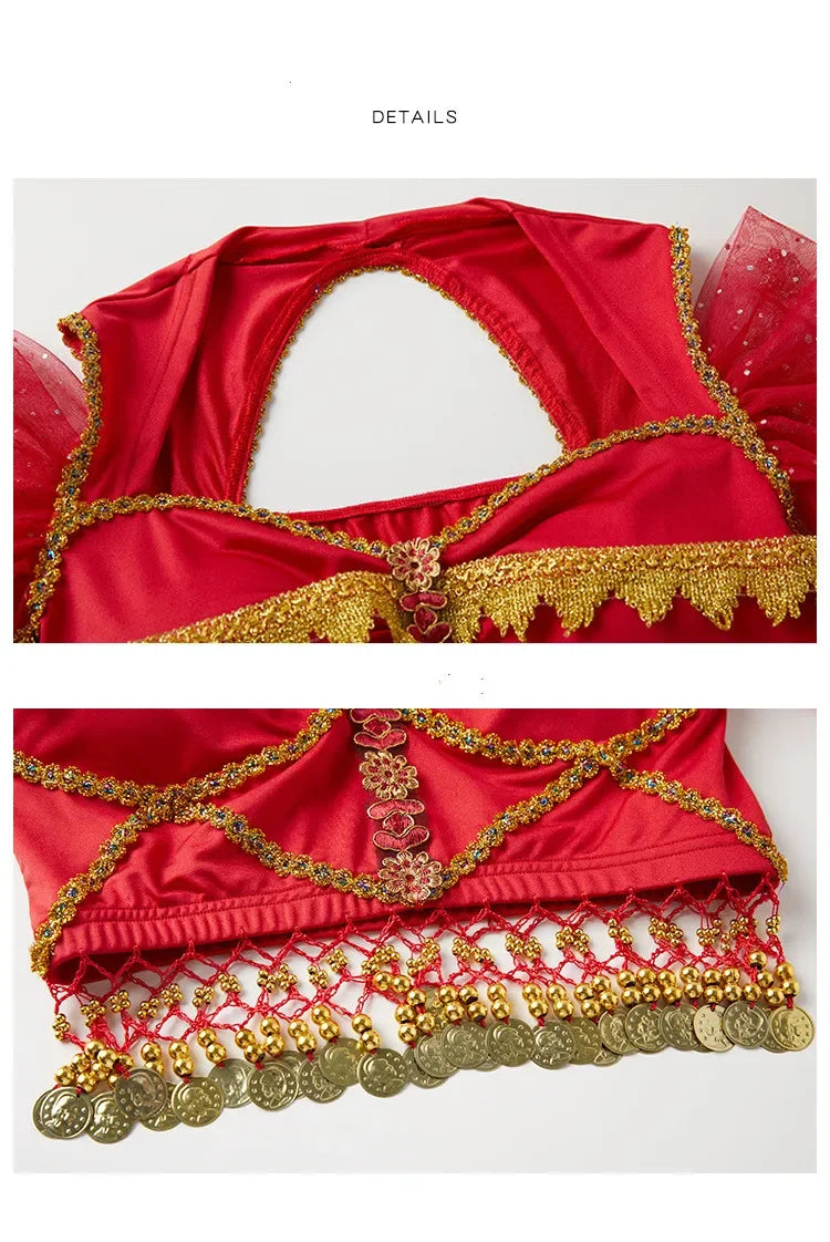 Belly Dance Dress Jasmine Princes Cosplay Dresses Han and Tang Chinese Style Cos Costume Girls female Belly Dance Outfits