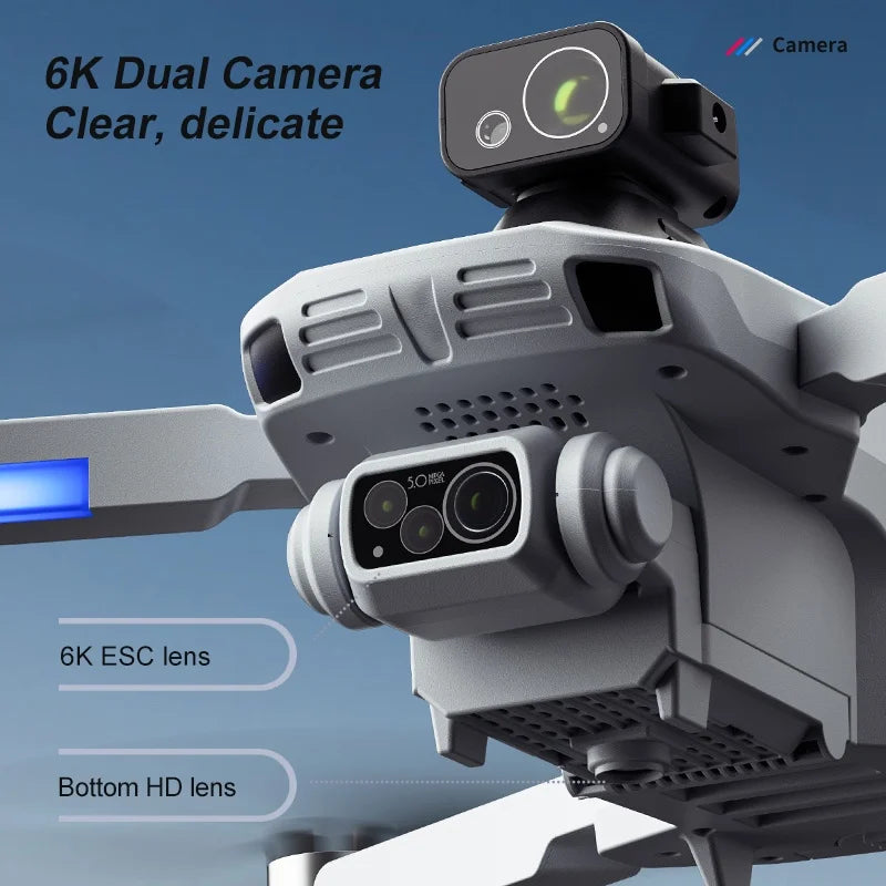 F8 MAX GPS Drone Professional 8K Camera 6K 5G WIFI FPV Drone Avoiding Obstacle with Large Screen Remote Control Quadcopter Toys