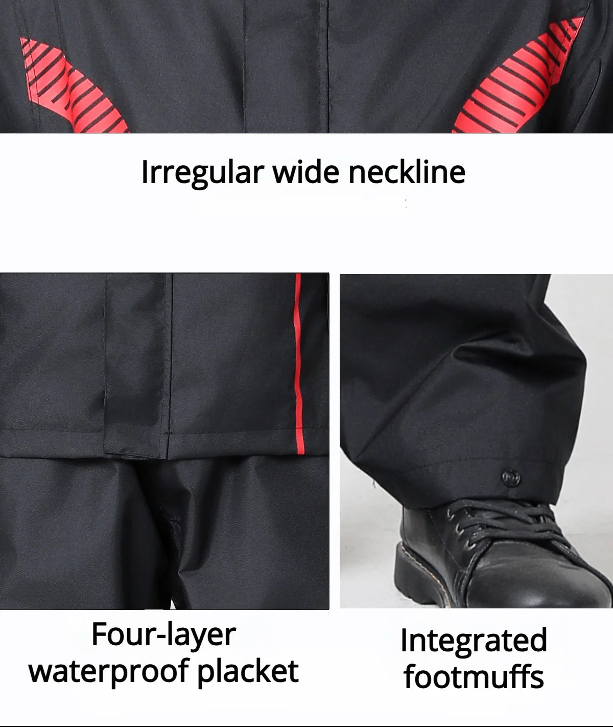 2026 New Model Motorcycle Raincoat Suit  Raincoat Set For Motorcycle Riding Clothing Against Heavy Rain Reflective Raincoat