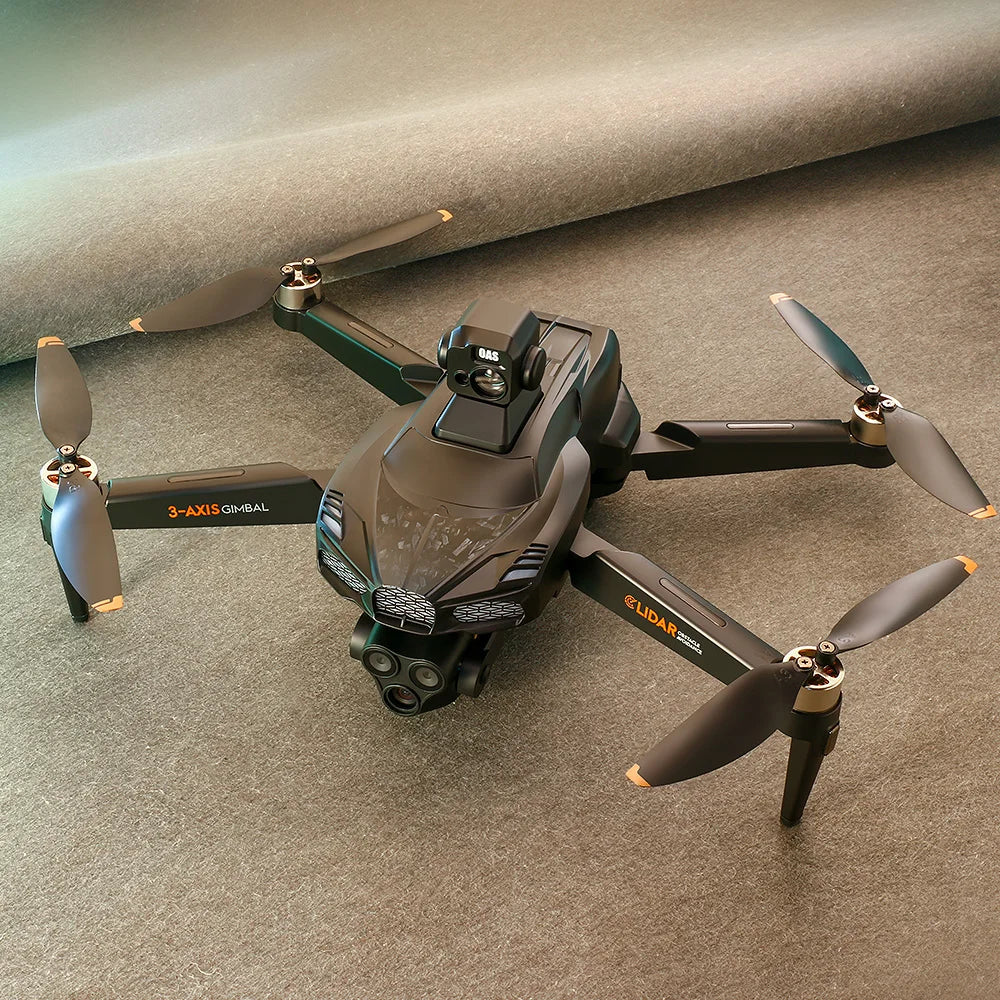 V668 GPS Drone 8K Professional 3-Axis PTZ HD Three Camera 5G WIFI FPV Dron Obstacle Avoidance Brushless Motor RC Quadcopter Toys