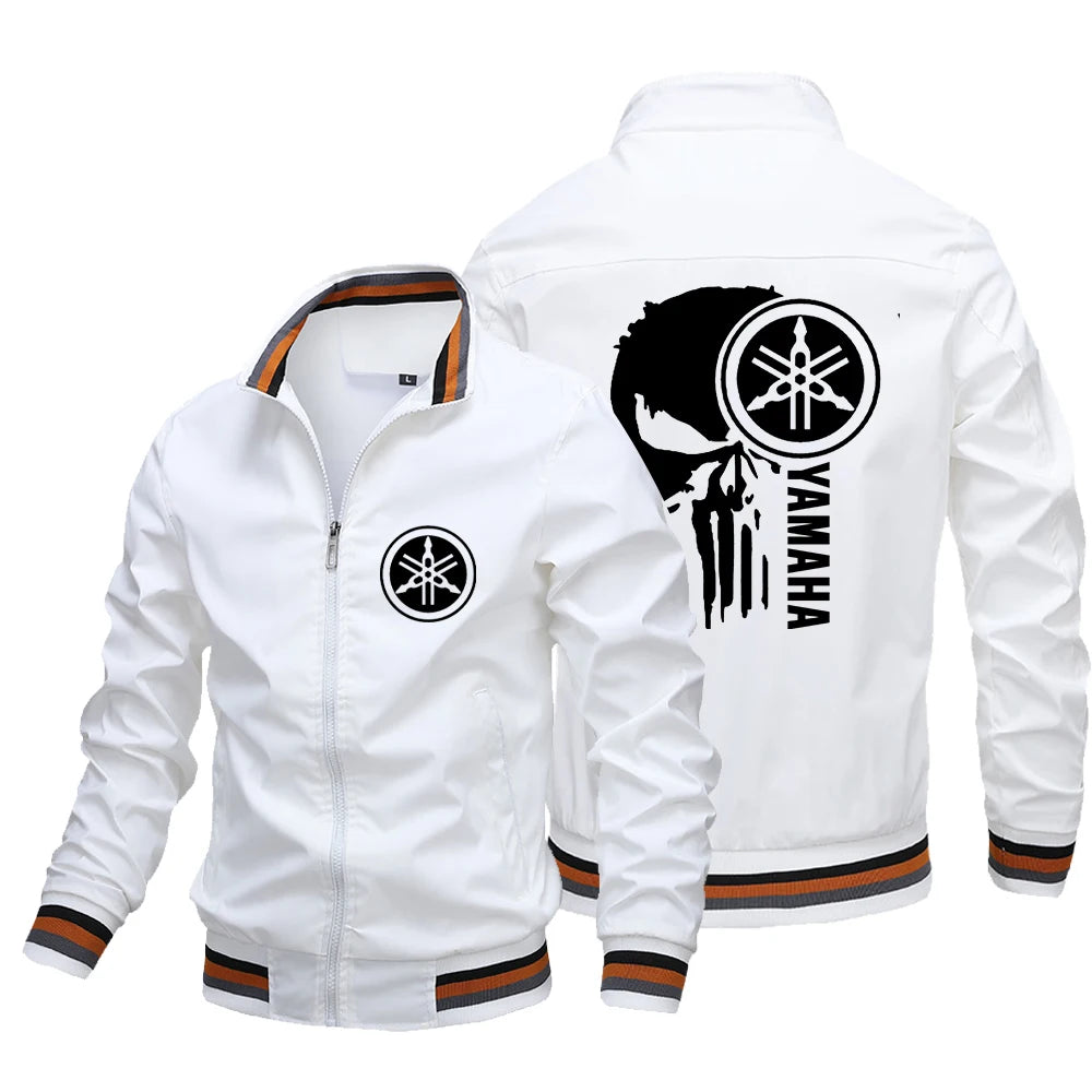 2026 New Spring and Autumn Edition Men's Yamaha Motorcycle Jacket Men's Windproof Outdoor Sports Clothing Women's Yamaha Jacket