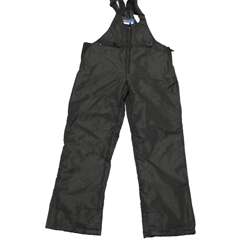 Winter Outdoor Profional Ski Pants Windproof Waterproof Cotton Lined Cargo Straight Leg Men's Ski Trousers