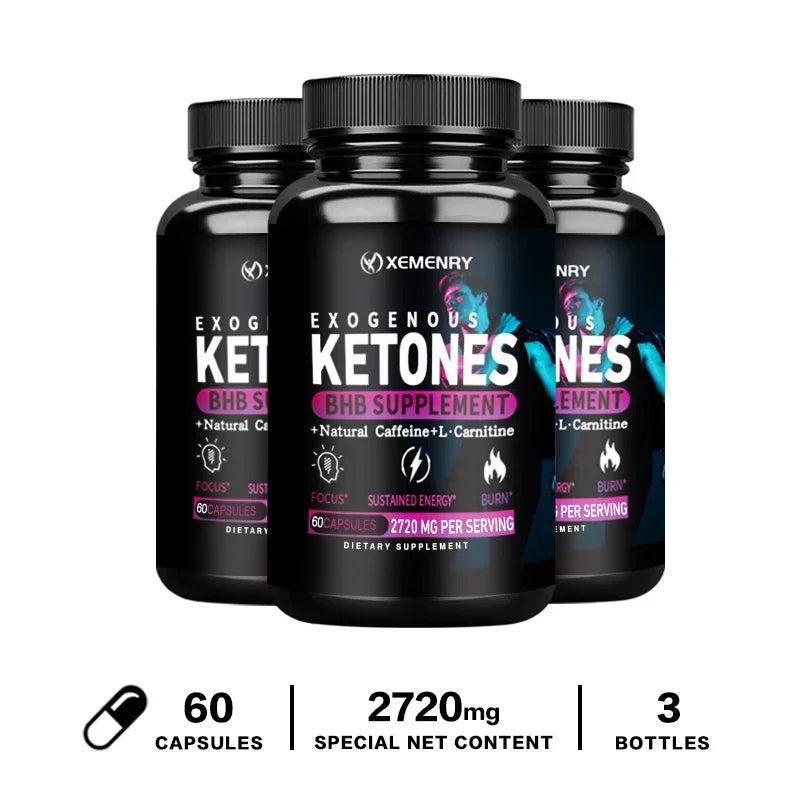 Keto BHB Exogenous Ketone - Supports Healthy Eating, Weight Management Supplement, Boosts Metabolism