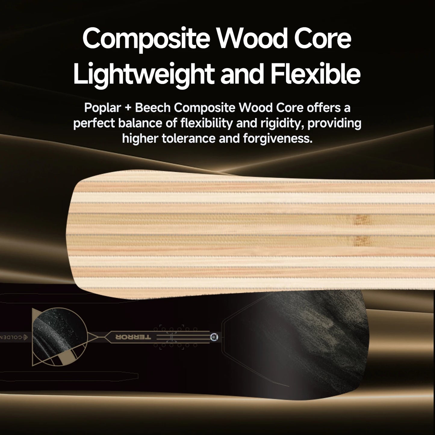 GOLDEN F-CARVE WIDE Snowboard Extra Wide | Big Foot Friendly Carving Board, Camber, 7200 Sintered Base